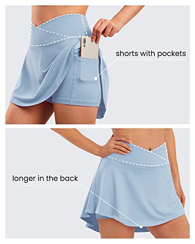 Ed3Size Skorts For Women With Pockets Tennis Skirt With Shorts High Waist Golf Skorts Pleated Athletic Workout Running Fall Skirts  thumb #4