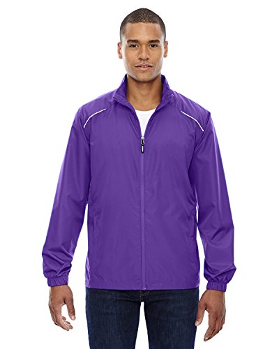 Core 365 Men's Motivate Unlined Lightweight Jacket, 2XL, CAMPUS PRPLE 427