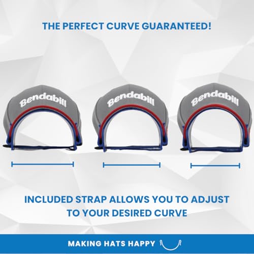 Bendabill Pro Hat Brim Bender - The Perfect Curve Guaranteed - Shaper Curver Tool For All Hats, Steaming Optional - U.S. Patent Pending