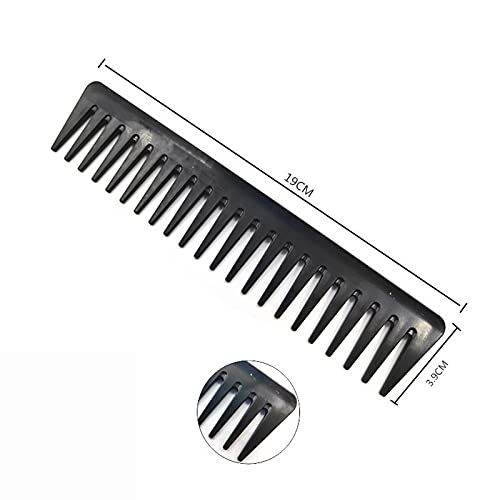 Set de 3 Peines Desenredantes Dientes Anchos de Fibra de Carbono miniatura 4