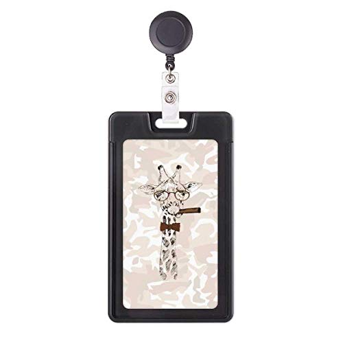 Porte-badge rétractable tête de cerf pour infirmière et vie de bureau