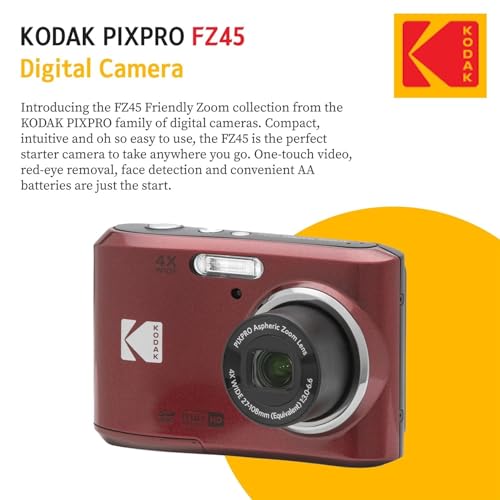 KODAK PIXPRO FZ45 16MP Digital Camera with 4X Optical Zoom