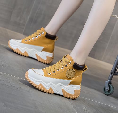Women's Casual Breathable Platform Sneakers Y2K Comfort Walking Shoes for College Girl Campus 6