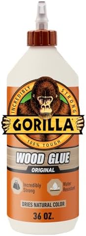 Gorilla Wood Glue, Natural Color, 36 oz Bottle