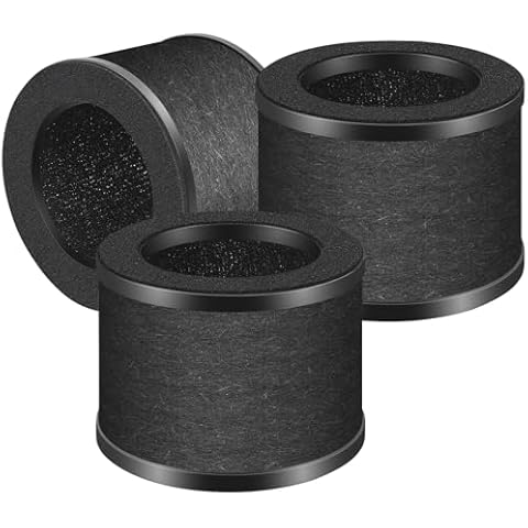 3 Pack TZ-K1 Replacement Filters Compatible with ToLife TZ-K1 Filter and with FreAire & AROEVE MK01 MK06 MG01JH Filter 3-in-1 Filtration Filters H13 True HEPA filters Cover