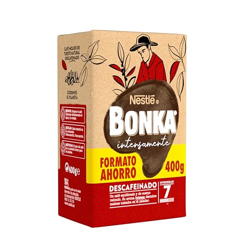 Bonka Café Molido Descafeinado 400 g - Formato Ahorro