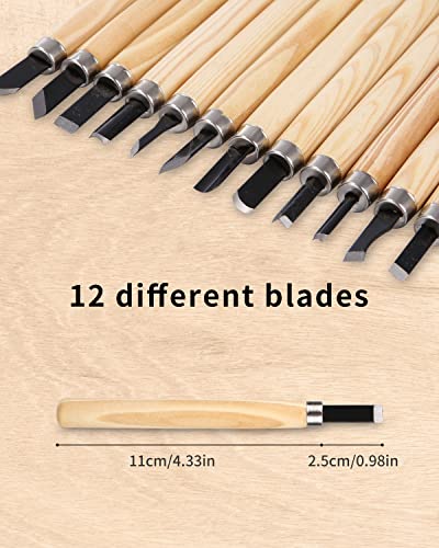 image for Fiabgum Wood Carving Tools Set, 26 PCS Wood Carving Set, Carving Tools