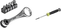 Vista 10 de Klein Tools Juego de mini trinquete (5 piezas) y llaves hexagonales (11 tamaños SAE)