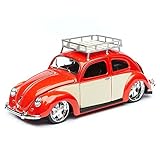 revell vw käfer 1951/52 bauanleitung Inhalt: 1 Stück Maisto Volkswagen Käfer ´56: Originalgetreues Modellauto 1:18, mit Dachgepäckträger, bewegliche Türen, Koffer- & Motorraum zum Öffnen, 23 cm, rot-creme (532614)