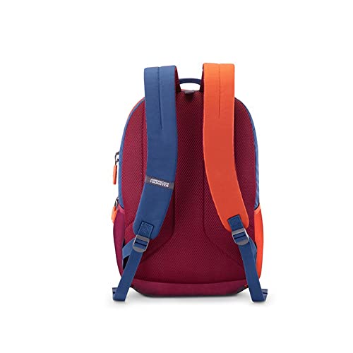 Image of American Tourister Sest+ Polyester 2 Compartment Unisex Backpack (Blue,Frsz) (Free Size)