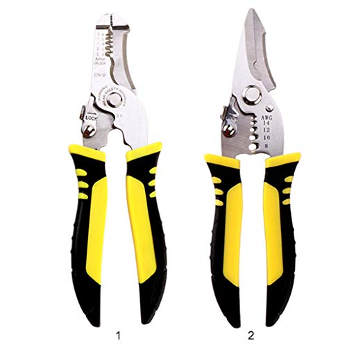 Multifunctional Wire Stripper Pliers Cable Cutter Crimping Stripping Hand Tool - Thumbnail 2