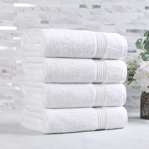 Superior Heritage Egyptian Cotton Bath Towel Set, Large Body Towels