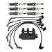 TRQ Ignition Coil & Spark Plug Kit Iridium 8 Piece Compatible with 1997-2000 Ford Explorer Ranger Mazda B4000 Only for V6 4.0L