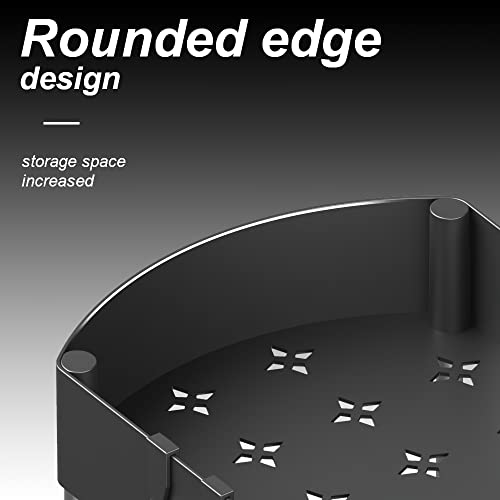 SANKEYTEW Under sink organizers and storage, Enhanced structural design- Anti-corrosion- More space for storage- Black(under sink organizer-1)