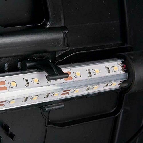 ZooPaul LED Aquarium Abdeckung Panorama 80x35 17 Watt für gewölbt gebogen Becken Terrarium