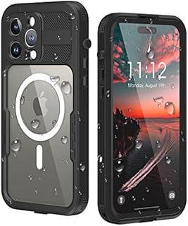 T-Bee Magnetic Case for iPhone 14 Pro Max Compatible with Magsafe Waterproof Shockproof Dustproof Protective Phone Case with Screen Protector/Magnet,360 Full Body Cover for iphone 14 Pro Max Black