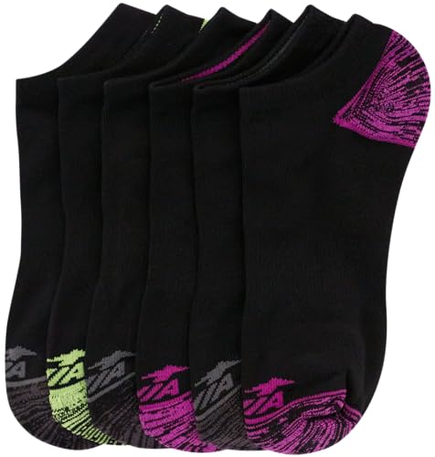 Image of Avia Womens Low Cut Socks - 6 Pack Cushioned Performance Stretch Moisture Wicking Athletic No Show Socks for Women (4-12)