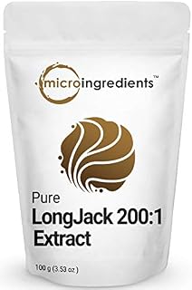 Maximum Strength Pure Longjack 200 1 Powder, 100 Grams (Tongkat Ali), Concentration, Supports