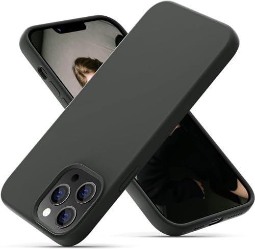OIIAEE Custodia in silicone progettata per iPhone 13 Pro Max, ultra sottile antiurto in silicone liquido con morbida fodera in microfibra antigraffio 6,7 pollici, grigio OIIAEE Custodia in silicone progettata per iPhone 13 Pro Max, ultra sottile antiurto in silicone liquido con morbida fodera in microfibra antigraffio 6,7 pollici, grigio