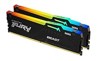 Kingston FURY Beast Schwarz RGB 64GB (2x32GB) 5200MT/s DDR5 CL40 DIMM Desktop Gaming Speicher Kit mit 2 - KF552C40BBAK2-64 – Ansicht 2