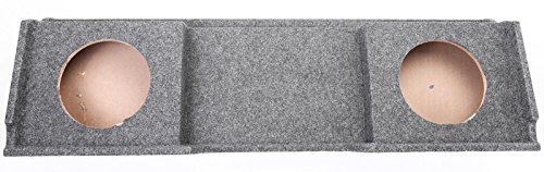 Q Power Gmc10Df Dual 10" Subwoofer Enclosure For 1999-2006 Chevy Silverado And Gmc Sierra Extended Cab Trucks #TOP1
