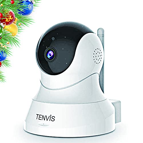 TENVIS Pet Camera 1080P Pet Camera with Phone App Speaker, Wireless Monitor Camera with Motion Detection, 2 Way Audio, Night Vision, Security Camera with Android & iOS APP