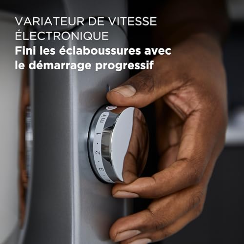 Robot Pâtissier Kenwood KMX760BC – 1000 W Bol Inox 5 L 6 Vitesses - vue 9
