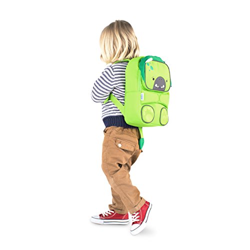 Trunki Toddler Backpack | High Visibility Children’s Nursery Bag for Pre-school or Kindergarten and Kids Rucksack | ToddlePak Backpack Dudley Dinosaur (Green) - Image 4