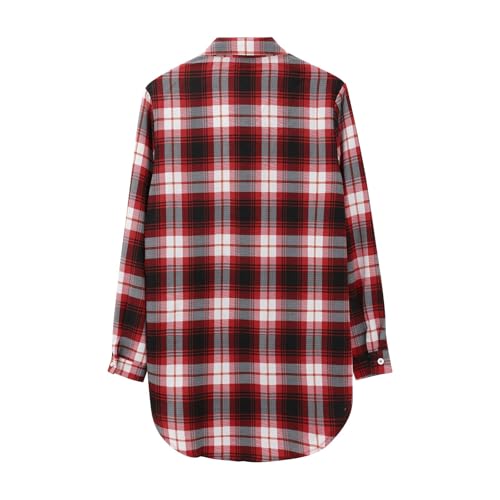 Plaid Cardigan Sweaters for Women 2025 Long Sleeve Button Up Knit Tops Lightweight Casual Comfortable Dressy S-5XL2