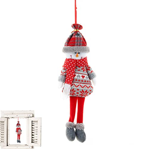 Decorações de Natal de pelúcia de pelúcia, de pelúcia de rena de de neve de Natal Papai Noel com per