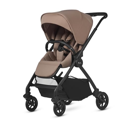 Image of Silver Cross - Dune 2 Pushchair - Compact Pushchair & Travel System for Urban Lifestyles - Newborn to 4 Years (22kg) - Mocha