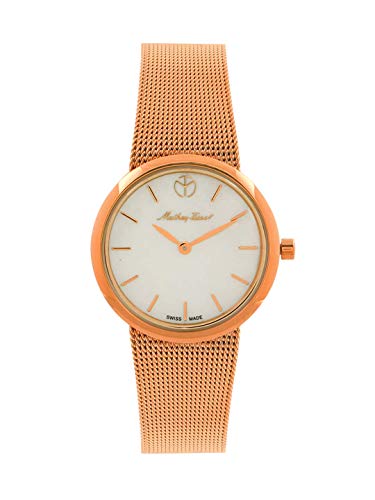 Mathey-Tissot Stainless Steel Swiss Made Analog Mother Of Pearl Dial Women Watch - D403Pi, Rose Gold Band (B07K6XZPJS) Amazon Price History, Amazon Price Tracker
