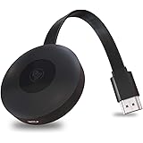 【性能優れるエニームキャスト】無線ミラーリング 広く互換性 HDMIミラーキャスト クロムキャスト 4K画面 ありブラック Miracast ワイヤレスドングル Android＆iOS＆Windows＆MAC OS対応ありAZ-05