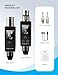 EBJ Wireless Microphone System UHF wireless XLR transmitter and receiver for dynamic/capacitive microphones, 48V Phantom power supply, electric guitar/bass, audio mixer, PA system (One drag one)