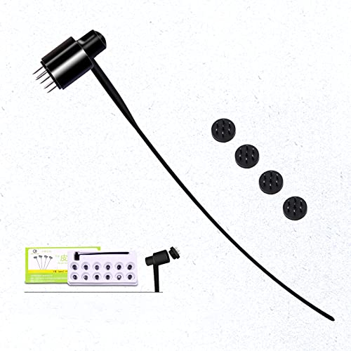 ZHONGYAN TAIHE Masajeador de cuero cabelludo Siete estrellas Masajeador de acupuntura Para el cuidado del cabello y la relajación de la cabeza Con 13 agujas intercambiables Ergonómico