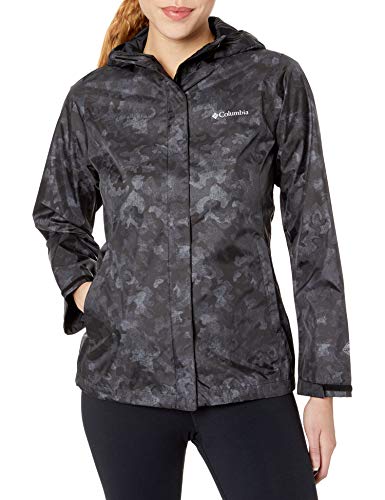 Columbia Women's Arcadia Print Jacket, Black Camo, Medium
