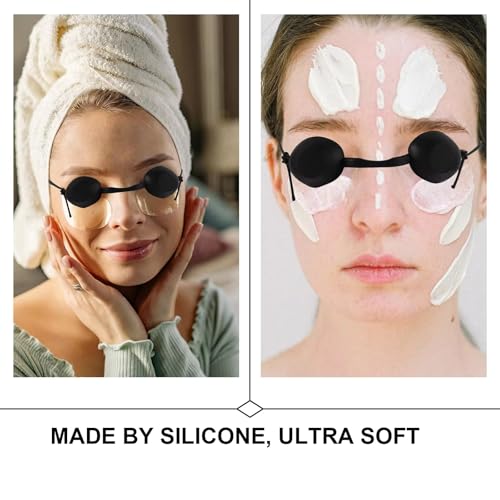 Image of Eyepatch Glasses Laser Light Protection Safety Blue Light Eye Protect Eyepatch for Patients in IPL, UV, Infrared LED Light Therapy Soft (2)