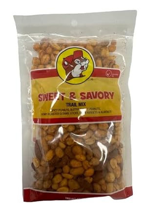 Buc-ees Trail Mix High Protein Trail Mix of Dried Fruit and Nuts, Crunchy and Deliciously Sweet, Healthy Breakfast and Travel Snacks for Adults, Resealable Bag Sweet & Savory, 10 Ounce