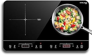 GASLAND Chef IH60BT podwójna płyta indukcyjna, 2800 W, 2 płyty z czujnikiem dotykowym, 10 ustawień temperatury, 10 ustawień zasilania, funkcja timera, blokada bezpieczeństwa, oszczędność energii