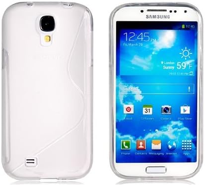 TPU Rubber Protective Case for Samsung Galaxy S4 I9500 (Neon Transparent)