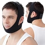 Chin Strap for Sleeping – Adamson Adjustable Anti Snoring Chin Strap for Sleepers, Secure Mouth Closure Support, Breathable & Comfortable Jaw Strap for Night Sleep