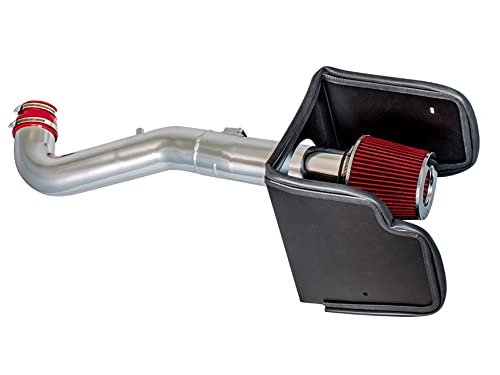 Cold Air Intake System with Heat Shield Kit + Filter Combo RED Compatible For 05-12 Pathfinder / 05-15 Frontier / 05-15 Xterra 4.0L V6