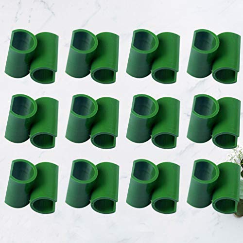 BESTonZON 50 Stuks Plant Trellis Connector Clips Groen Plastic Bloem Rotan Gesp Clip Klimmen Wijnstok Connector Beugel… - Image 5