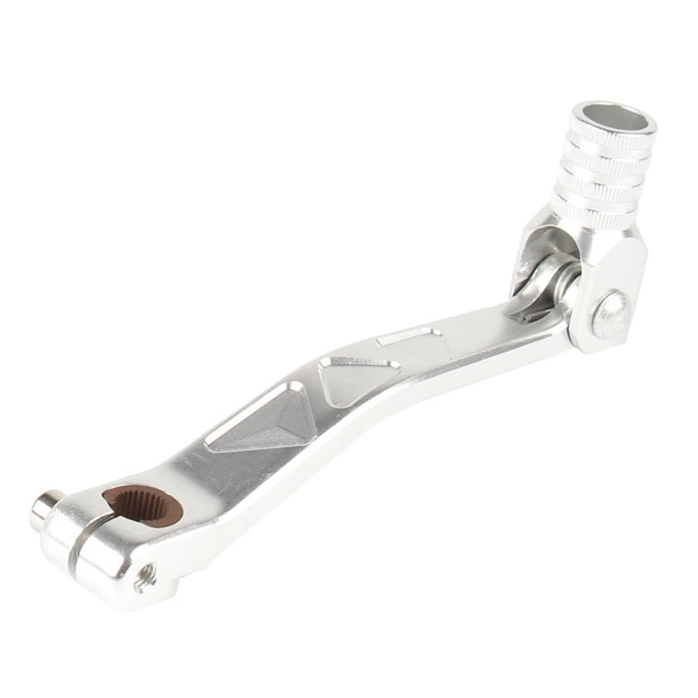 Yibhj3e Silvery Gear Shift Lever Motorcycle Cnc Aluminum Folding Gear Shift Lever Dirt Bike Pit Bikes For Xr50cc Crf50cc 70Cc 110Cc 125Cc