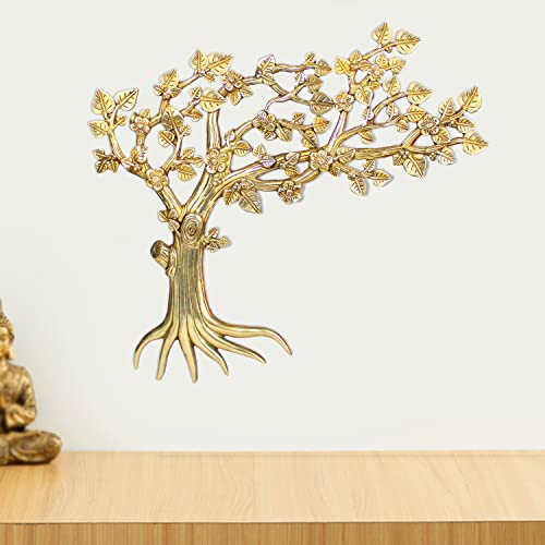Arbre de vie en laiton ARTVARKO 48x55 cm pour décoration murale