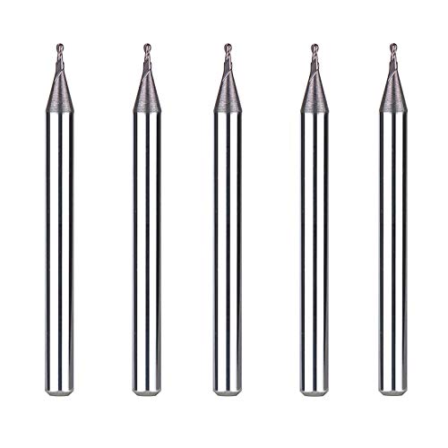 Fraise à bout sphérique SpeTool 3,175mm pour routeur CNC et usinage des aciers