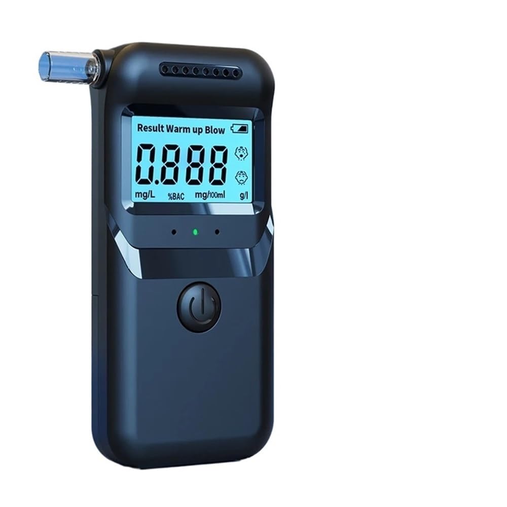 Alcoholímetro electrónico portátil, probador de Alcohol Profesional con Pantalla LCD