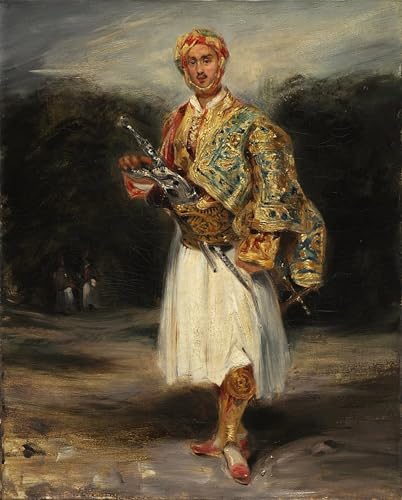 Affiche Delacroix Comte Demetrius de Palatiano toile salon 60x90cm