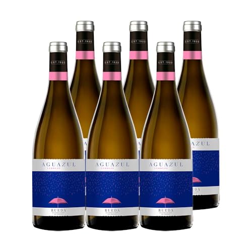 CUATRO RAYAS Aguazul. Vino Blanco Verdejo D.O. Rueda - 6 Botellas x750ml