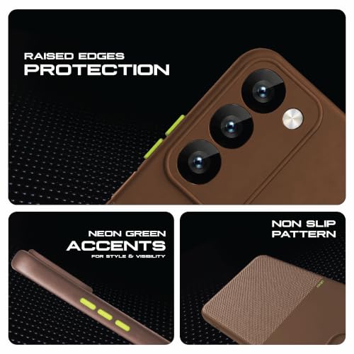 Image of AIBEX Premium Back Cover Case Compatible for Realme 16X 5G / Realme P4R 5G / Realme Narzo 100X 5G | Scratch & Drop Tested Shockproof Matte Texture Case with Soft Microfibre Lining Slim Fit